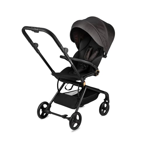 MoMi ADELLE Kinderwagen, klappbar mit 360° Sitz, bis 22 kg