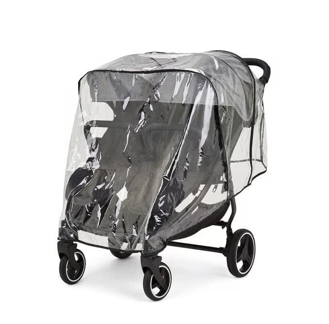 Ickle Bubba Venus Prime Zwillingskinderwagen, faltbar & leicht, bis 15 kg, Grau