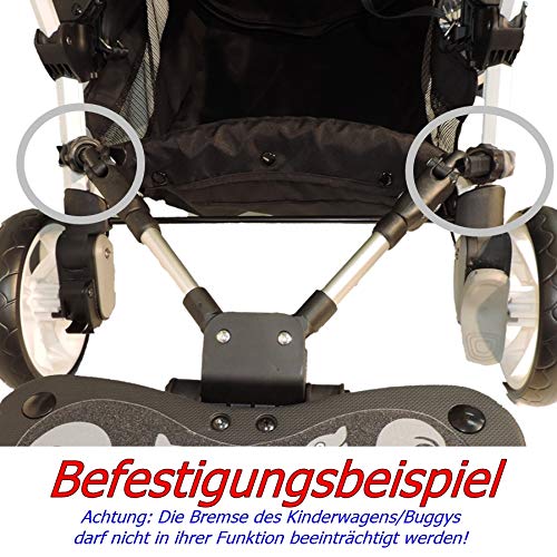 EICHHORN Kinderwagen Geschwisterboard Cozy C-Rider mit Sitz & Lenkrad, bis 25 kg