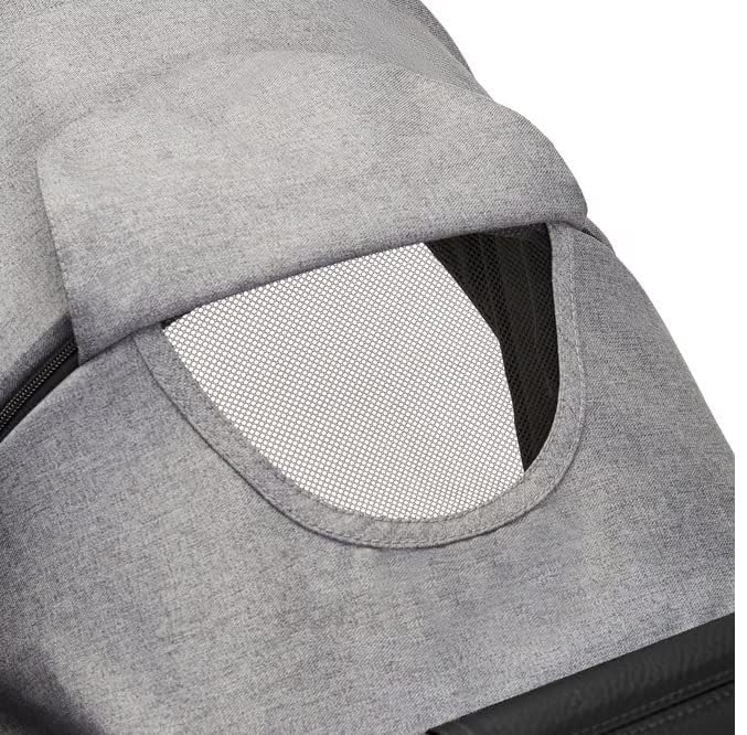 Ickle Bubba Venus Prime Zwillingskinderwagen, faltbar & leicht, bis 15 kg, Grau
