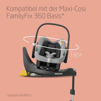 Maxi-Cosi Zelia S Trio 3-in-1 Kinderwagen Set, kompakt & faltbar, bis 22 kg, Grau