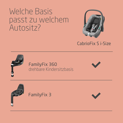 Maxi-Cosi Zelia S Trio 3-in-1 Kinderwagen Set, kompakt & faltbar, bis 22 kg, Grau