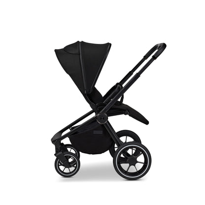MOON RESEA+ Kombi-Kinderwagen Edition+, mit Wanne & Sportsitz, bis 22 kg, Onyx