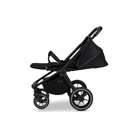 MOON RESEA+ Kombi-Kinderwagen Edition+, mit Wanne & Sportsitz, bis 22 kg, Onyx