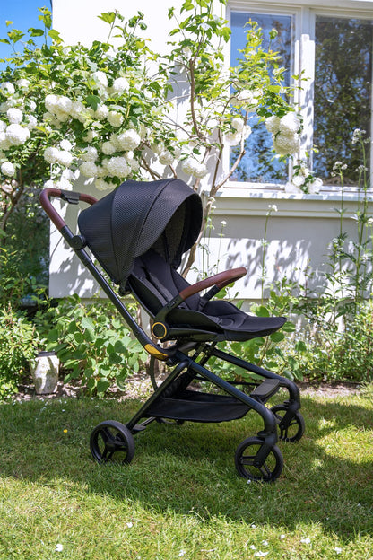 MoMi ADELLE Kinderwagen, klappbar mit 360° Sitz, bis 22 kg